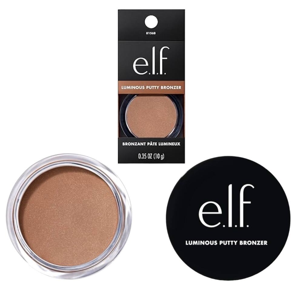 NEW e.l.f. Luminous Putty BRONZER Putty to Powder Radiant Glowing Day Trip Vegan